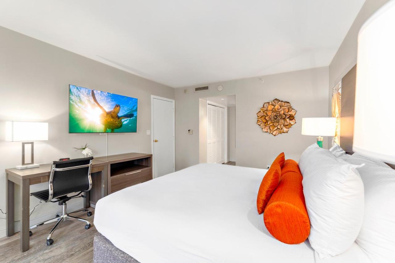Renovated With City View At Aqua Palms Waikiki Honolulu Exteriör bild